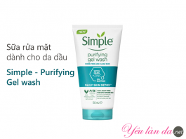 Sửa rửa mặt simple dành cho da dầu
